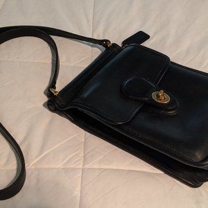 Coach black cross body handbag